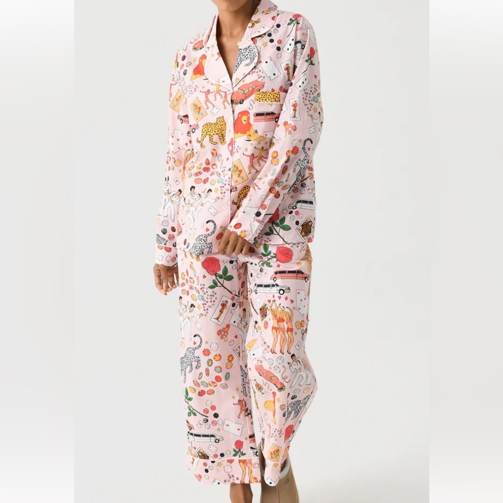Karen Mabon One night in Vegas cotton PJ set